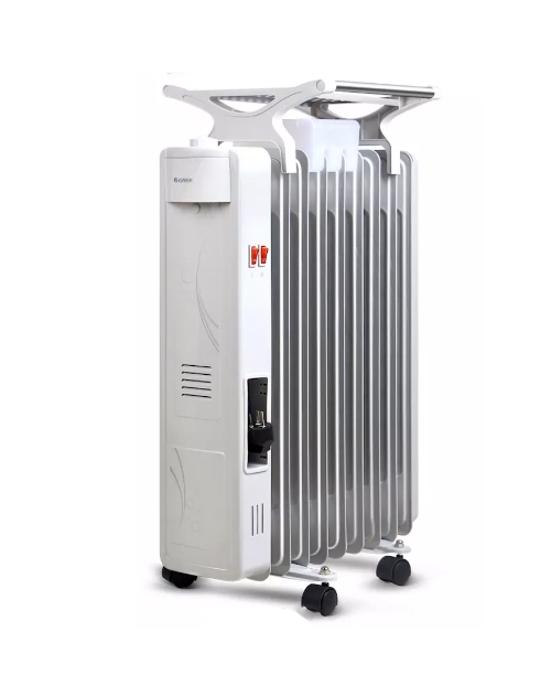 图木舒克格力取暖器 家用电暖器电油汀式 电暖气 节能省电9片电热油丁速热